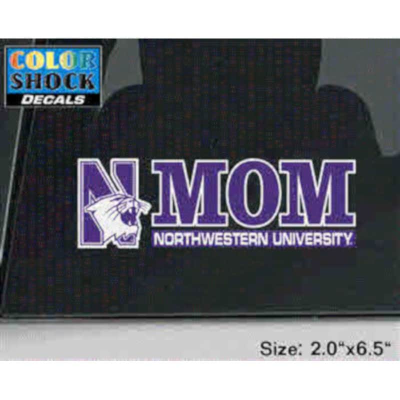 Northwestern University Wildcats Mom Design Outside Application Decal