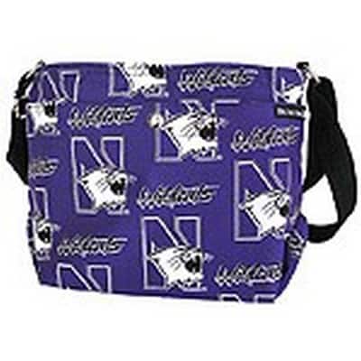 Northwestern University Wildcats Purse With All Over Design