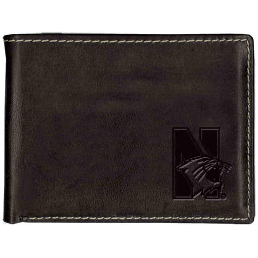 Northwestern Widcats Leather Billfold Wallet
