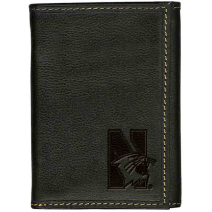 Northwestern Widcats Leather Trifold Wallet