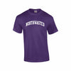 Adult Purple Short Sleeve Tee Shirt with "Northwasted" Design