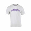 Adult White Short Sleeve Tee Shirt with "Northwasted" Design