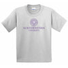 Northwestern Wildcats Men's Light Grey Short Sleeve Tee Shirt with Northwestern University Seal Design