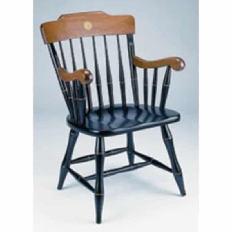 Northwestern Wildcats Mascot Design Gold Medallion Captains Chair