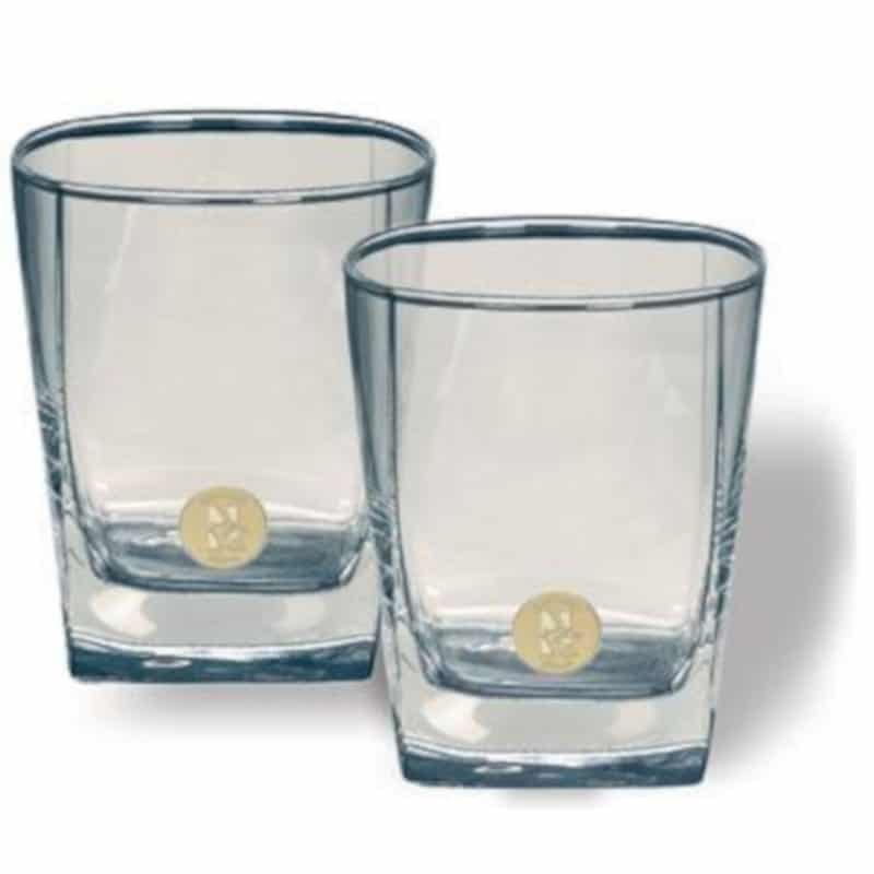 Northwestern Wildcats Mascot Design Gold Medallion Sterling Glasses