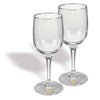 Northwestern Wildcats Mascot Design Gold Medallion Nordic Wine Glass