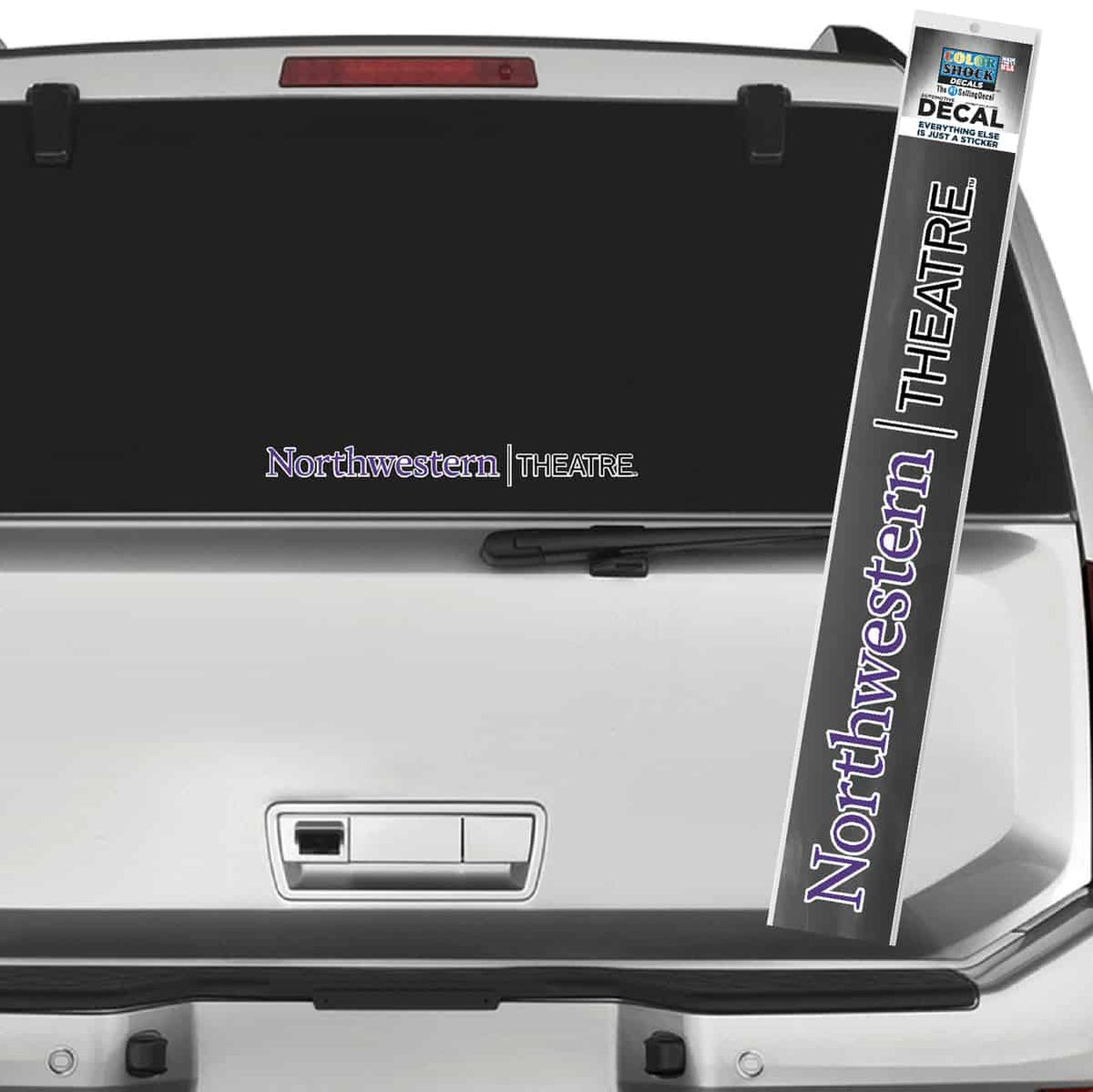 Northwestern University Wildcats Theatre Design Outside Application Decal