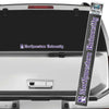 Northwestern University Wildcats N-cat Northwestern University Old English Letters Long Outside Application Decal