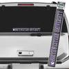Northwestern University Wildcats N-cat Northwestern University Block Letters Long Outside Application Decal