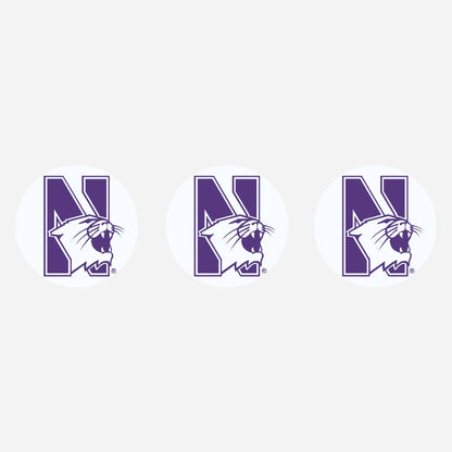 Northwestern University Wildcats Golf Ball Pack of 3 with N-Cat Design
