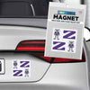 Northwestern University Wildcats Outside Application Decal Set of Four Stylized N and Willie the Wildcat