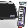 Northwestern University Wildcats N-Cat Alumni Bar Design Outside Application Decal-2