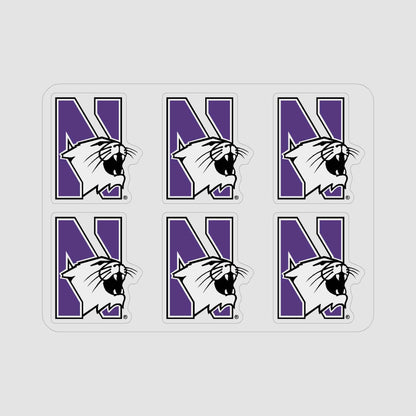 Northwestern University Wildcats N-Cat Design Body Cal Tattoos-2