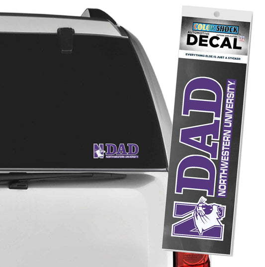 iversity Wildcats Outside Application Decal with N-Cat & Dad Design-2