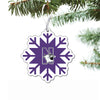 Northwestern University Wildcats Laser Cut Acrylic Snowflake with N-Cat Design Ornament-3