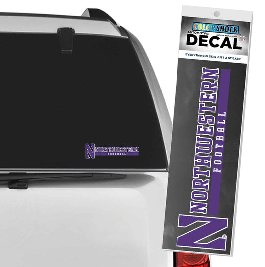 Northwestern University Wildcats Football Outside Application Decal