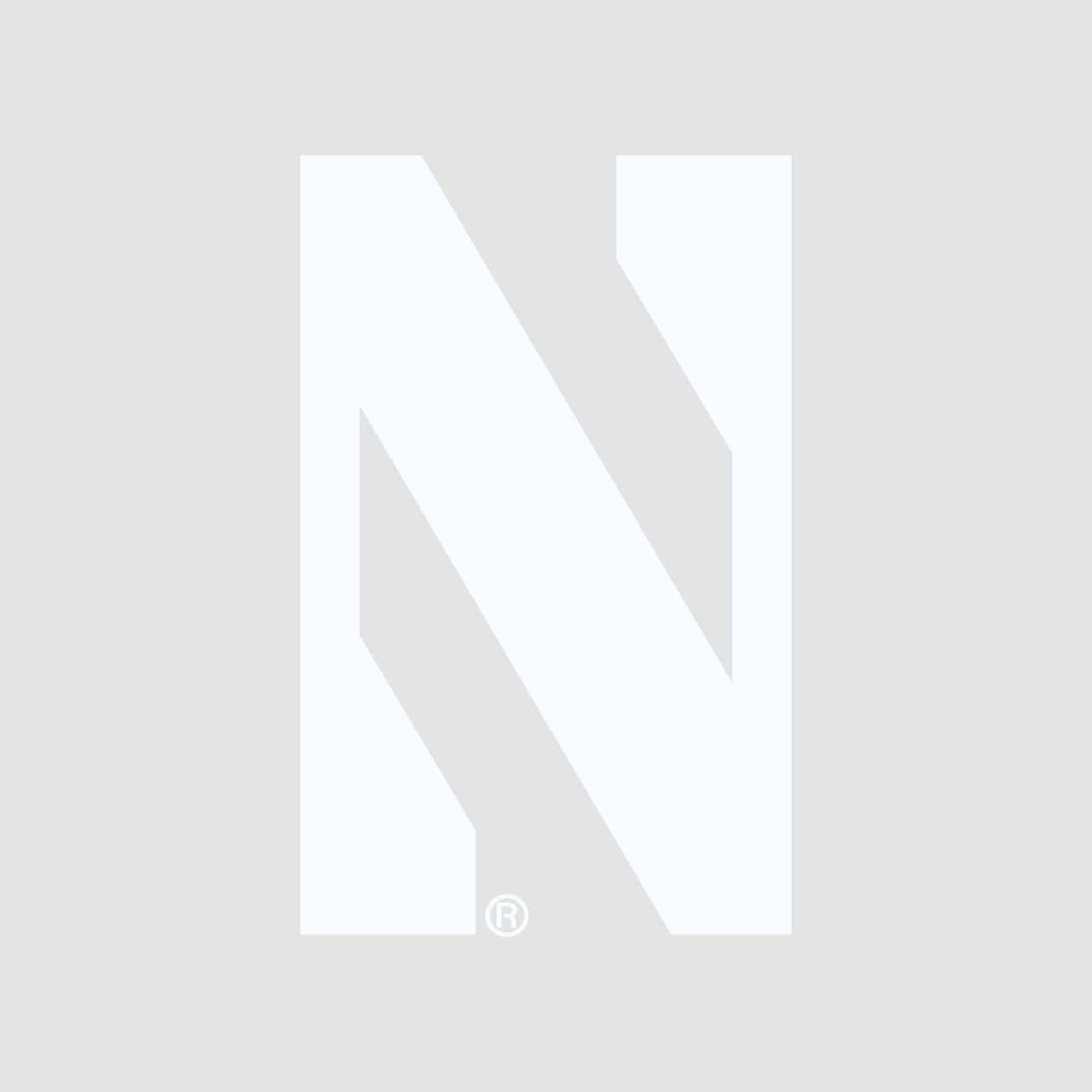 Northwestern University Wildcats One Color Stylized N Design Outside Application Decal-2