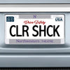 Northwestern University Wildcats Chrome License Plate Frame with Grey Laser Cut Northwestern/Theatre Insert