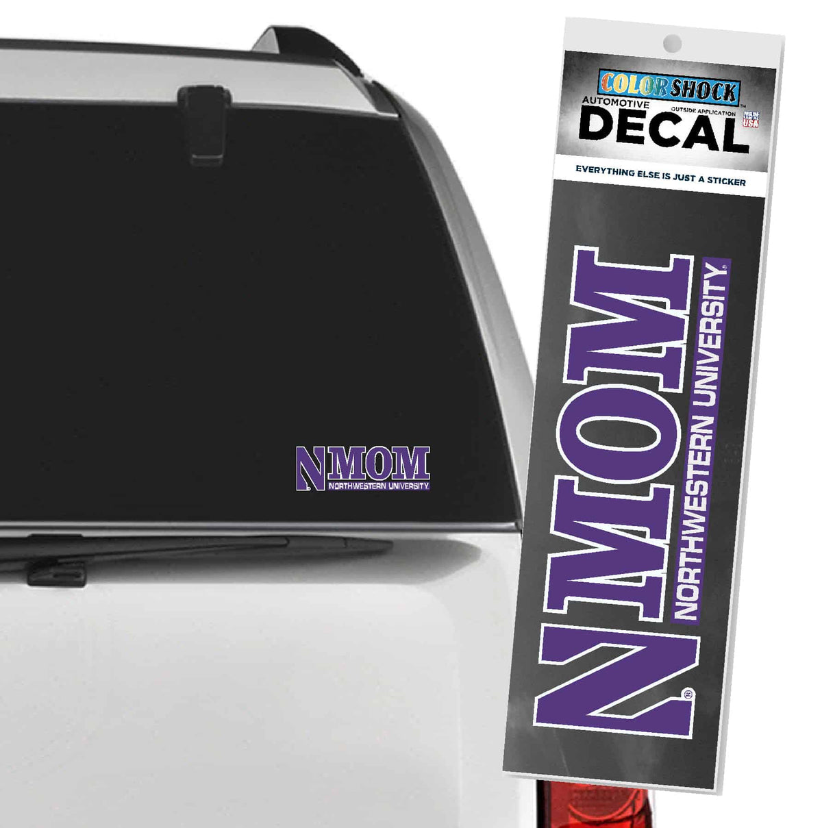 Northwestern University Wildcats Mom Design Outside Application Decal-3