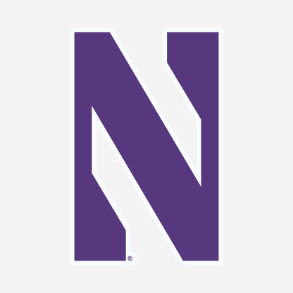Northwestern University Wildcats 5" High Flexible Multi-Color Stylized N Magnet-2