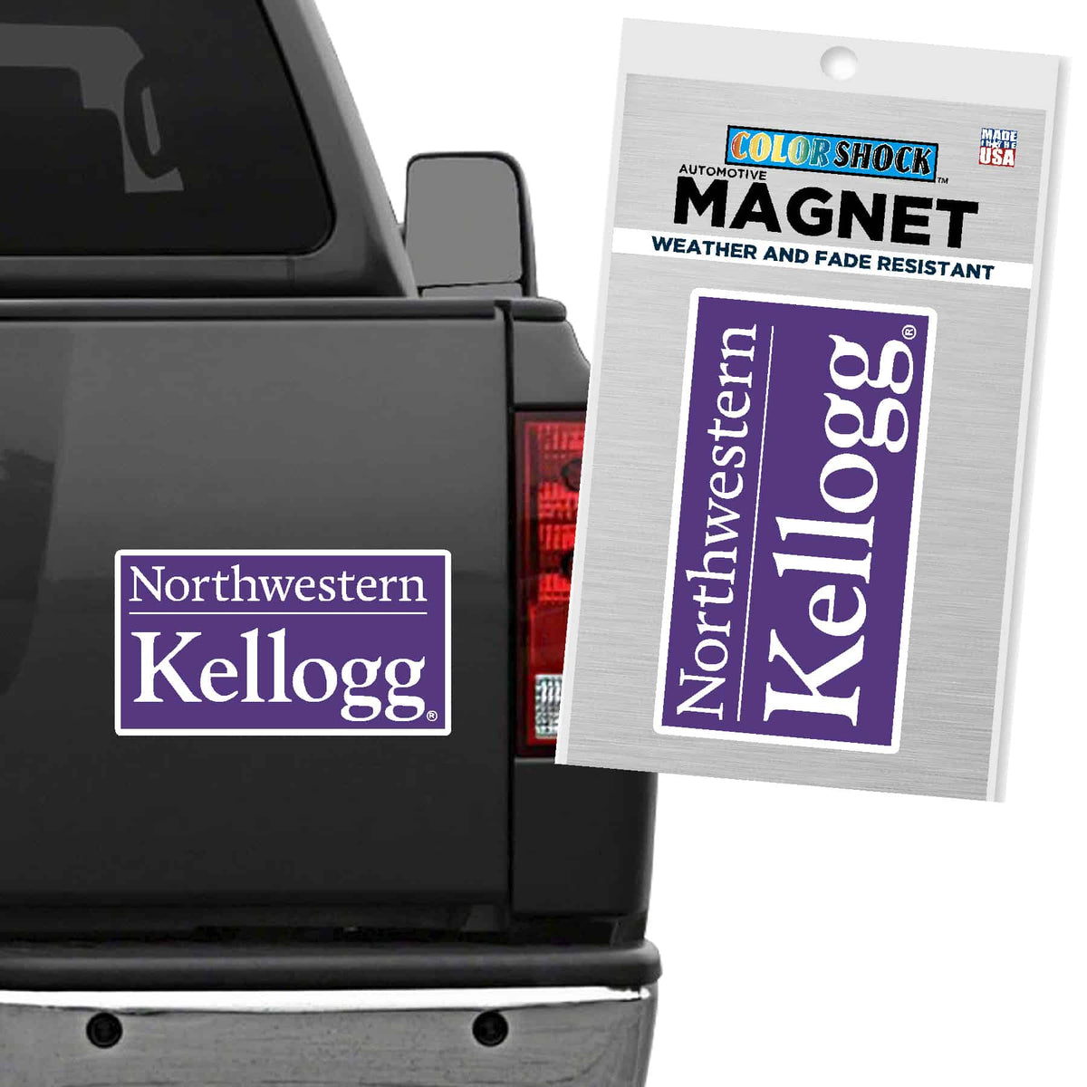 Kellogg School of Management Flexible Magnet Large Size 6.25"X11.25"