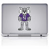 Northwestern University Wildcats Full Color Removable & Reusable Decal with Willie the Wildcat Design 7.5" High-2