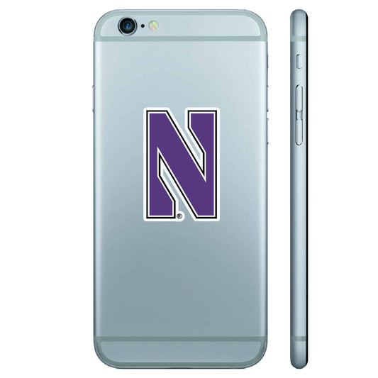 Northwestern University Wildcats Full Color Mini Removable Decal Set of Two with Stylized N design 2" High-2