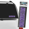 Northwestern University Wildcats Straight Northwestern Outside Application Decal-3