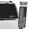Northwestern University Wildcats Theatre Stacked Design Outside Application Decal -2