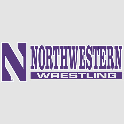 Northwestern University Wildcats Wrestling Outside Application Decal