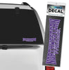 Northwestern University Wildcats Outside Application Decal with Double Arched Design-3