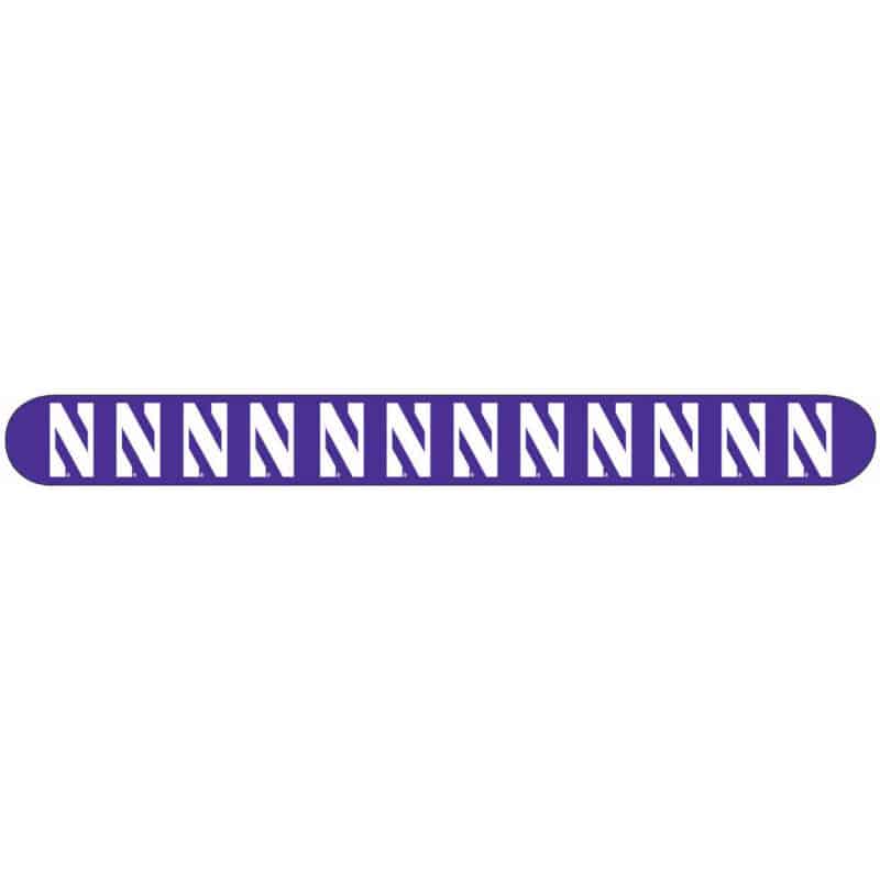 Northwestern Wildcats Purple Nail File with N Design