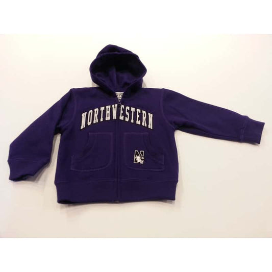 Northwestern Wildcats Purple Infant Zip-Hood Sweatshirt