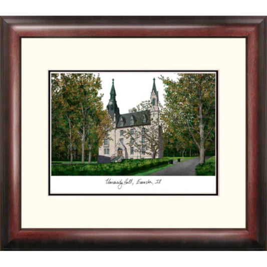 Northwestern University Alumnus Framed Lithograph - Bookstore Quality