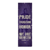 Northwestern Wildcats Small Vintage School Banner with "Pride Tradition Honor We Are Northwestern" Design