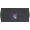 Northwestern Wildcats Charcoal Knit Headband with N-Cat Design