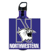 Northwestern Wildcats 32 oz. Excursion Stainless Steel Bottle With Multicolor N-Cat Design