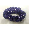 Purple & White Medium Scrunchie