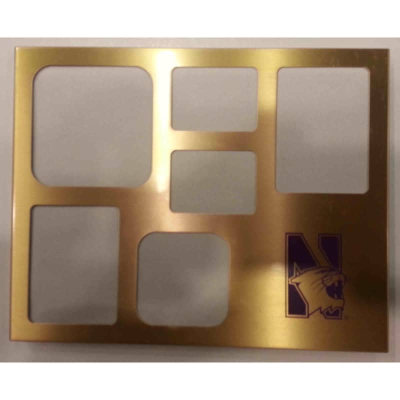 Northwestern Wildcats Multi Image Metal Picture Frame