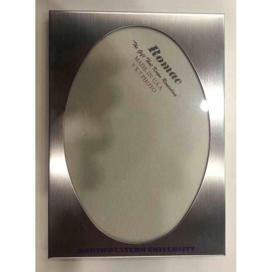 Northwestern Wildcats Metal Silver Picture Frame 5"X7"