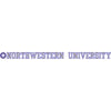 Northwestern Wildcats Static Cling Inside Application Decal with Seal Design 1.5"X23.5"