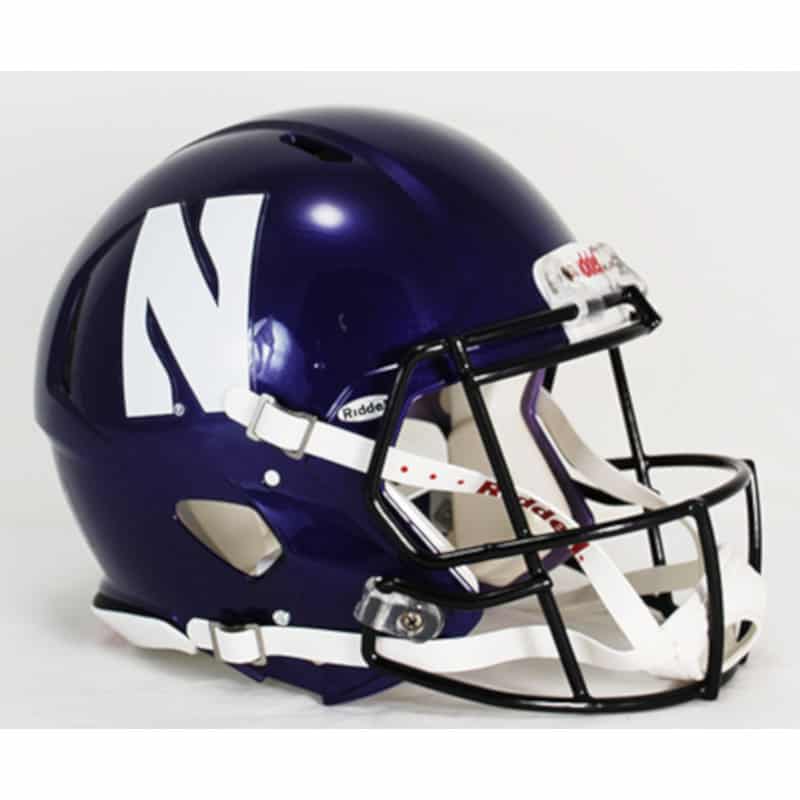 Northwestern Wildcats Full Size Authentic Speed Helmet