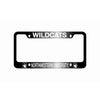 Northwestern Wildcats Laser Engraved Thick Black License Plate Frame with Wildcats Northwestern University Design