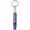 Northwestern Wildcats Purple Laser Engraved Whistle Keychain with Mascot Design