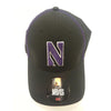 Northwestern Wildcats Under Armour Black Flex-Fit Hat with Stylized N Design
