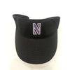 Northwestern University Wildcats Under Armour Black Visor with Stylized N Design