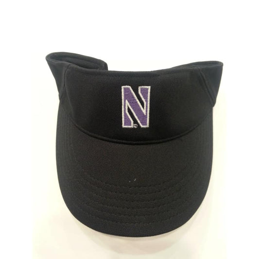 Northwestern University Wildcats Under Armour Black Visor with Stylized N Design