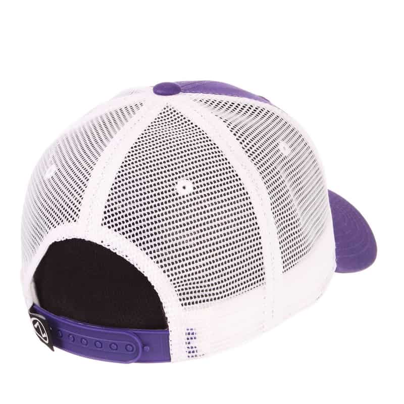 Northwestern University Wildcats Zephyr Constructed Adjustable Purple/White Trucker Mesh Hat with N-Cat Design