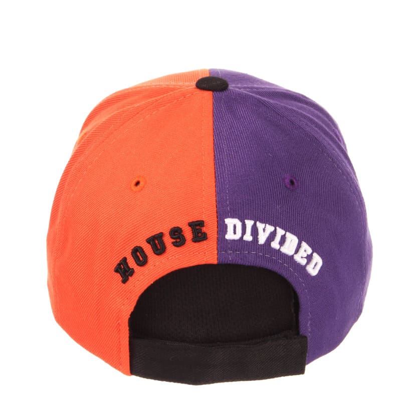 Northwestern University Wildcats House Divided Hat with Clemson Tigers