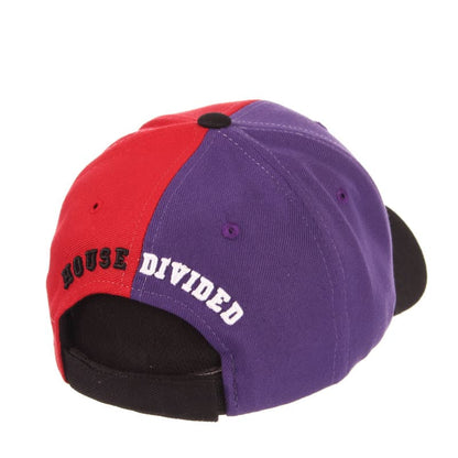 Northwestern University Wildcats House Divided Hat with University of Pennsylvania Quakers
